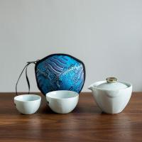 艾逸瑶选 CJ-21058 逸出行影悦快客杯 手抓壶*1+茶杯*2+旅行包装*1（单位：套）新老包装随机发货