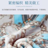 富安娜（fuanna） 伯爵印象 法兰绒毯  180*200cm (单位:条) 蓝色