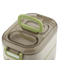 康巴赫 双层便携餐盒 KH-JCH01 18.7*12.7*12.4cm 下层700ml 上层400ml (单位:个)