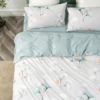 罗莱家纺（LUOLAI） 四件套 40S全棉 月冉晓杏 被套200*230cm床单230*240cm枕套48*74cm*2 (单位:套)