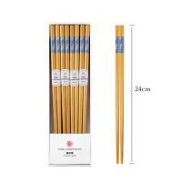 唐宗筷 筷子 天然竹质 TK13-0372 24cm*8双 (单位:盒)