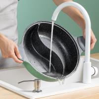 炊大皇 鸳鸯火锅 麦饭石色 HG30ZQ 30cm 1个/箱 (单位:个)