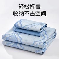 老席匠 双人韵蓝 冰丝凉席三件套 180*200cm (单位:套) 蓝色