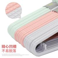 茶花（CHAHUA） 衣架 0701 40.5*18.2*0.9cm 6支/组 (单位:组) 颜色随机