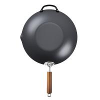神田 炒锅 0涂层 33cm 1个/箱 (单位:个) 黑色