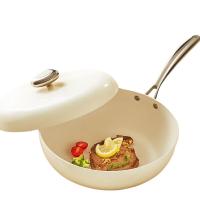 温仑山（VELOSAN） 鹅卵石锅 套装 炒锅32cm+煎锅26cm 32*10cm 1套/箱 (单位:套)