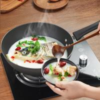 炊大皇（COOKER KING） 炒锅 典精铸铁 DJ32ZT 32cm 含盖 1个/箱 (单位:个) 新老包装随机发货