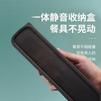 艾逸瑶选 蒂尔堡不锈钢餐具三件套 CJ-21021 筷*1 叉*1 勺*1 收纳盒*1 27套/箱 (单位:套)