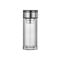 百斯克 至臻茶水分离双层玻璃杯 BSK-BB709540 300ml (单位:个)