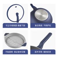 炊大皇 炒锅 CKNQ6432MF 32cm (单位:个) 蓝色