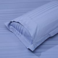 富安娜（fuanna） 素提四件套 博兰格 被套203*229cm床单230*250cm枕套74*48cm*2 (单位:套) 蓝色