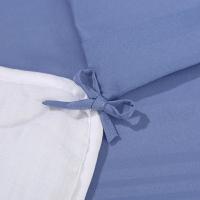 富安娜（fuanna） 素提四件套 博兰格 被套203*229cm床单230*250cm枕套74*48cm*2 (单位:套) 蓝色