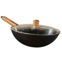 美菱（MeiLing） 不易粘锅圆底御膳铁锅 MGJ-DCL3227 32cm (单位:个) 黑色