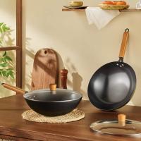 美菱（MeiLing） 不易粘锅圆底御膳铁锅 MGJ-DCL3227 32cm (单位:个) 黑色