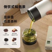 特美刻（TOMIC） 茶水分离保温杯 不锈钢 TW60055 520ml (单位:个) 蓝白
