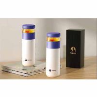 特美刻（TOMIC） 茶水分离保温杯 不锈钢 TW60055 520ml (单位:个) 蓝白