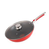 百斯克 尚品生活火红点无油烟不粘炒锅 BSK-GC236306 32cm (单位:个)
