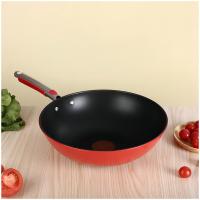百斯克 尚品生活火红点无油烟不粘炒锅 BSK-GC236306 32cm (单位:个)