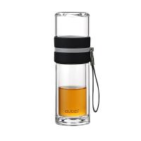 果兹（GUOZI） 泡茶师随行杯 高硼硅玻璃 GZ-S51 290ml (单位:个) 睿智黑