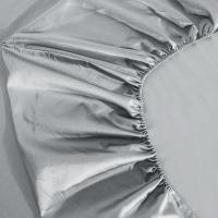 梦洁家纺 长绒棉 三件套 床套 180*200*30cm枕套 50*70cm*2个 8套/箱 (单位:套) 冰河灰