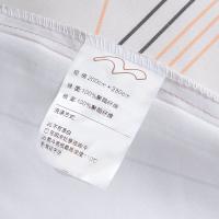 水星家纺（MERCURY） DH指尖律动四件套 印花磨毛 被套200*230cm床单230*250cm枕套48*74cm*2 (单位:套)