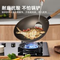 康厨亚（KANGCHUYA） 经典有钛不粘炒锅 含玻璃盖 KX6916 锅体直径32cm  含玻璃盖 (单位:个) 钛合金色