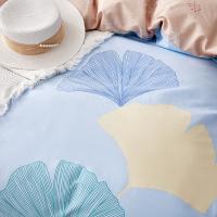 唐纳家纺 四件套 全棉-香扇 TN-ZB24019 被套:200×230cm床单:230×250cm枕套:48×74cm×2   (单位:套) 浅蓝色