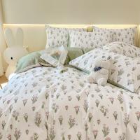 圣之澜 清新时光全棉四件套 SL-C515 被套200*230cm  床单230*250cm 枕套48*74cm*2 (单位:套) 花色