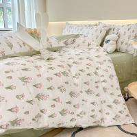 圣之澜 清新时光全棉四件套 SL-C515 被套200*230cm  床单230*250cm 枕套48*74cm*2 (单位:套) 花色