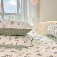 圣之澜 清新时光全棉四件套 SL-C515 被套200*230cm  床单230*250cm 枕套48*74cm*2 (单位:套) 花色