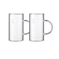 北鼎  L杯 玻璃杯泡茶壶 150ml2个装 透明（单位：组）