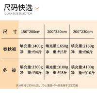 恒源祥（HYX） 水洗磨毛 被子 6斤 200*230cm （单位:套） 浅灰