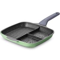 炊大皇（COOKER KING） JG26ZC 竹青石早餐煎盘 锅具 26cm 松石绿（单位：个）