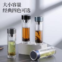 富光（FUGUANG）G2213-SH-400 抗菌玻璃杯 400ML（单位：个） 黑色