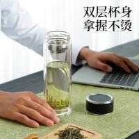富光（FUGUANG）G2213-SH-400 抗菌玻璃杯 400ML（单位：个） 黑色