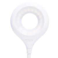 得力（deli） 4326 3档调节带笔筒创意台灯 5W 白色 (单位:台)