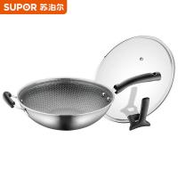 苏泊尔（SUPOR） 炒锅 316不锈钢 CC34JA9 34cm (单位:个)