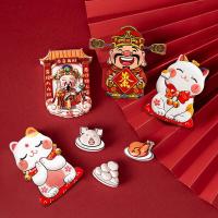 得印（befon） 2868 冰箱磁力贴 财神爷 4个/包（单位：包) 图案随机