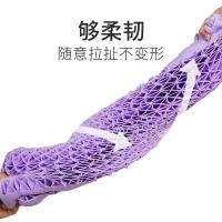 睡眠博士 三层结构可水洗无压枕蜂巢透气TPE 枕头 52*35*8/10cm 紫色（单位：只）