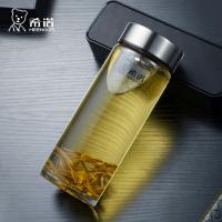 希诺 XN-6017L 高硼硅单层直身加厚大容量玻璃杯 530ML （单位：个)新老产品随机发货