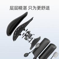 米乔 WP-4106 人体工学减压腰垫气动追背版 高40cm*长44cm*宽10cm 黑色 (单位:个)