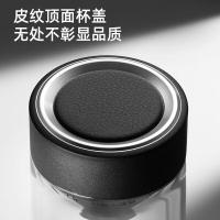 富光（FUGUANG）G2061-SH-400K 抗菌双层玻璃杯 400ML（单位：个） 黑色