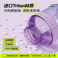 吨吨（BOTTLED JOY） cool吨吨 D9 塑料杯 0.6L （单位:个） 酷黑绿