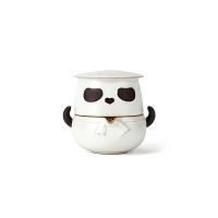 万仟堂 熊猫大侠 快客杯茶具套装 1壶1杯(单位：套) 羊脂白釉