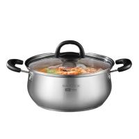 美厨（MAXCOOK） MCDS-2554 304不锈钢复底单层汤锅 锅内径:22cm (单位: 个)
