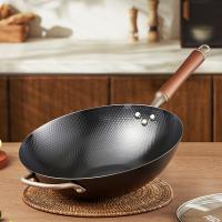 爱仕达（ASD） CF32A13WG 锈不了新四代精铁炒锅 直径32cm 黑色（单位： 套）