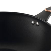 德世朗 朗逸精铁不粘炒锅 DFS-C151 30cm (单位:个) 绿色