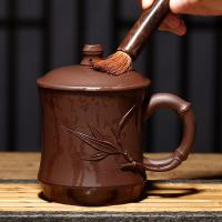 金镶玉 竹韵杯 陶瓷杯 450ml 褐色（单位：套）