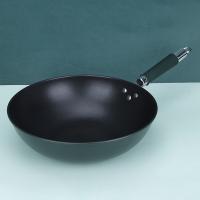 艾逸瑶选 CJ-21009 瓦尔加斯复古绿不粘炒锅 32CM （单位：个） 绿色