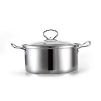 斯弥儿 SMR-06GJ 不锈钢双耳汤锅 22cm (单位:个)